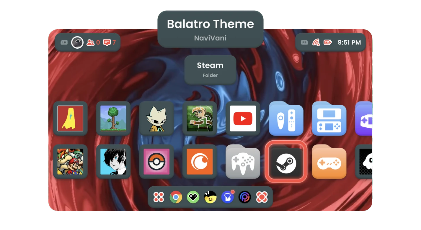 Balatro Cocoon theme by NaviVani