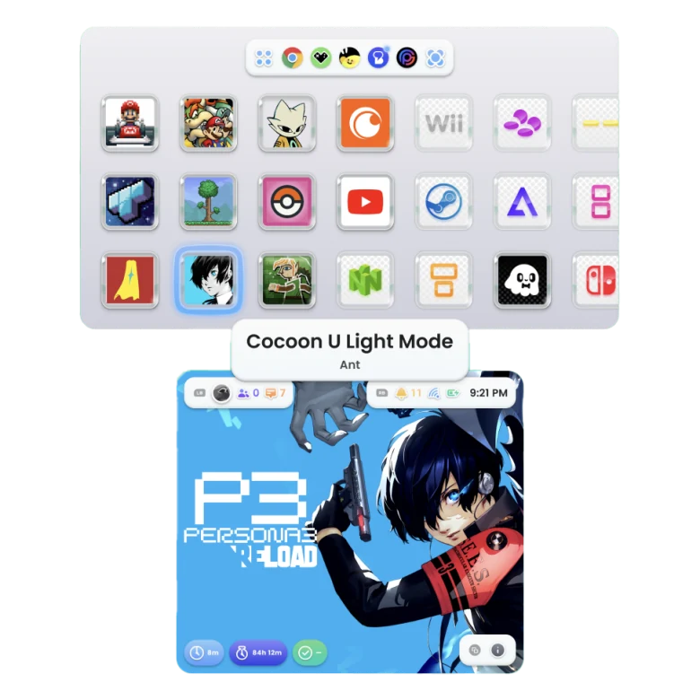 Cocoon U Light Mode theme by Ant
