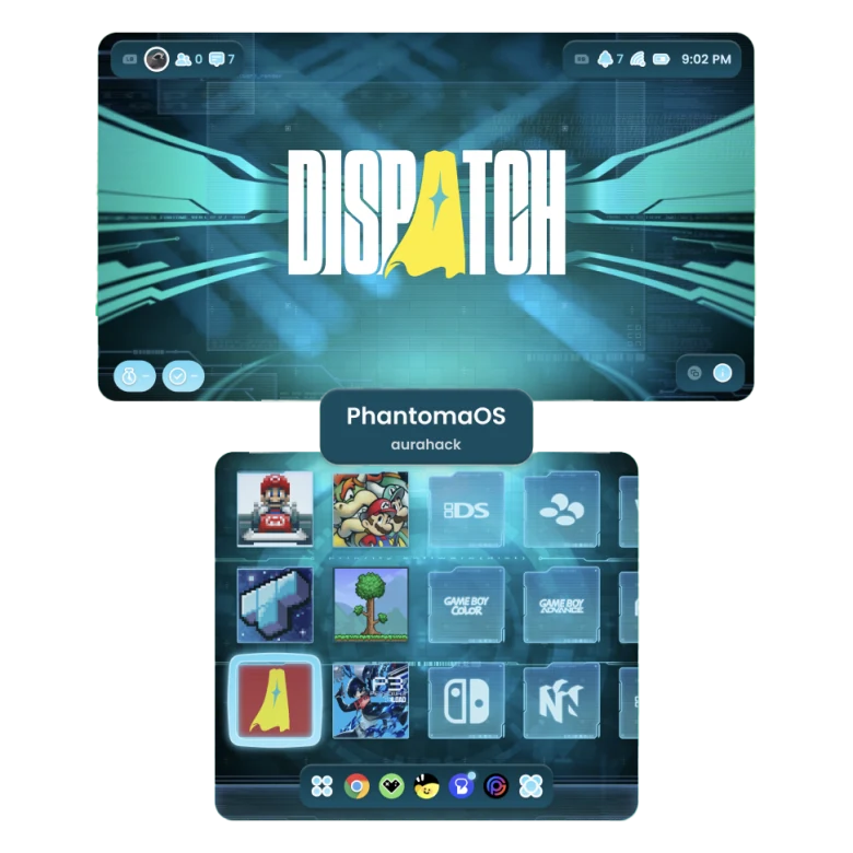 PhantomaOS Cocoon theme by aurahack