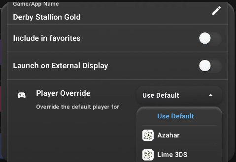 Game settings to override player