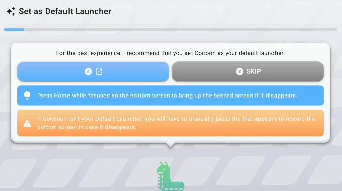 Setup default launcher
